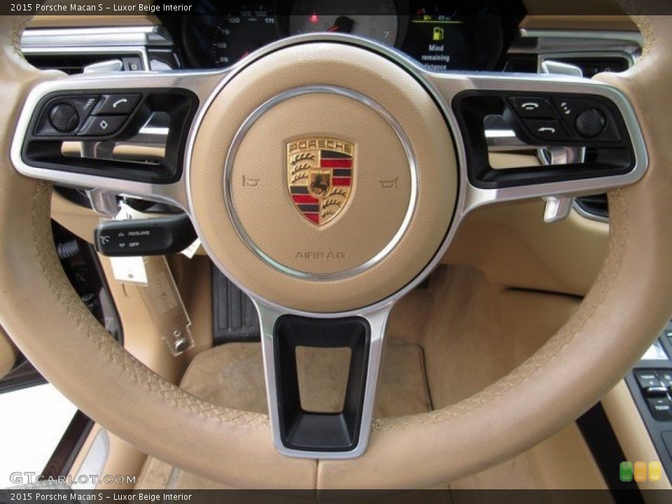 Luxor Beige Interior Steering Wheel for the 2015 Porsche Macan S #116002779