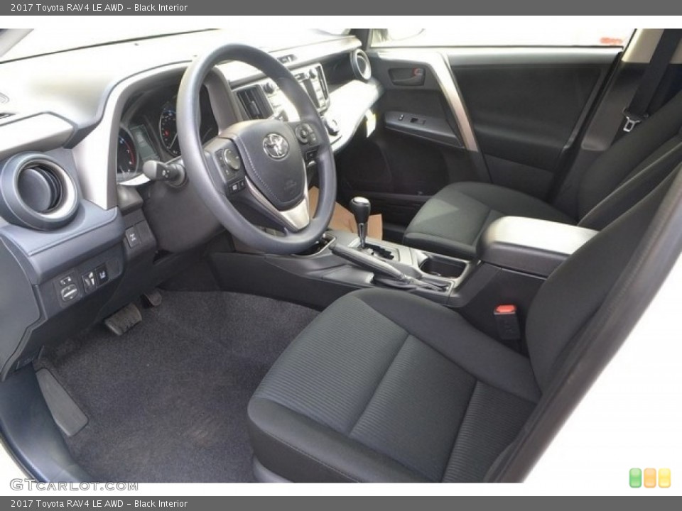 Black Interior Photo for the 2017 Toyota RAV4 LE AWD #116003454