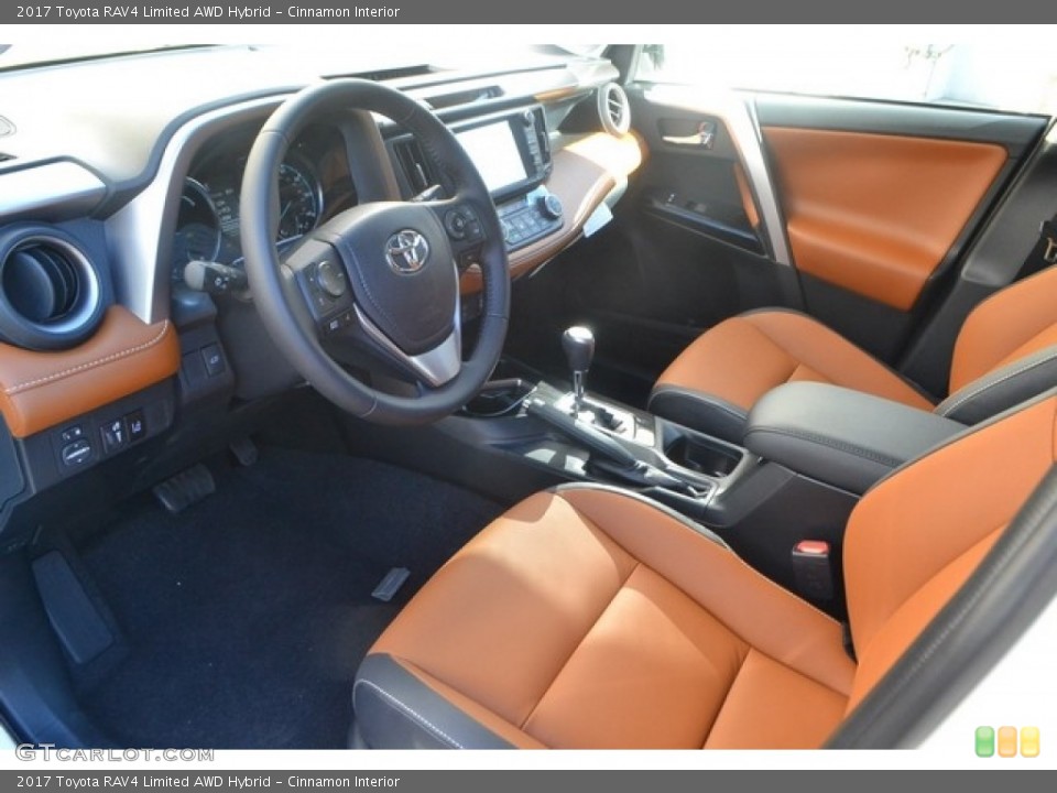Cinnamon Interior Photo for the 2017 Toyota RAV4 Limited AWD Hybrid #116004062