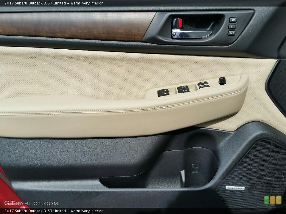 Warm Ivory Interior Door Panel for the 2017 Subaru Outback 3.6R Limited #116004594