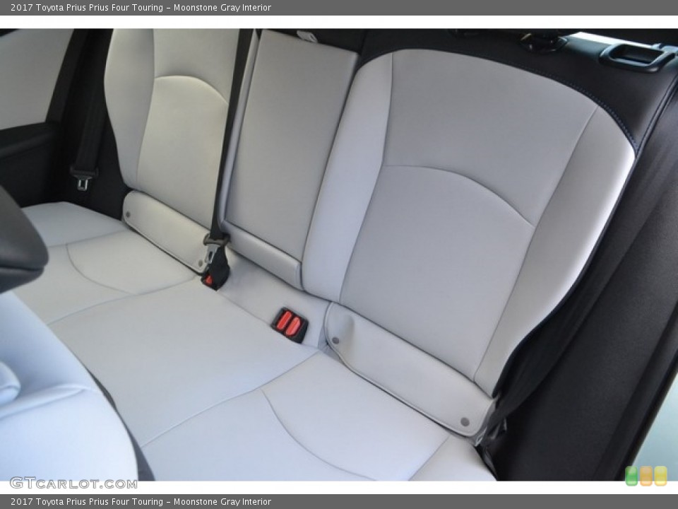 Moonstone Gray Interior Rear Seat for the 2017 Toyota Prius Prius Four Touring #116005144