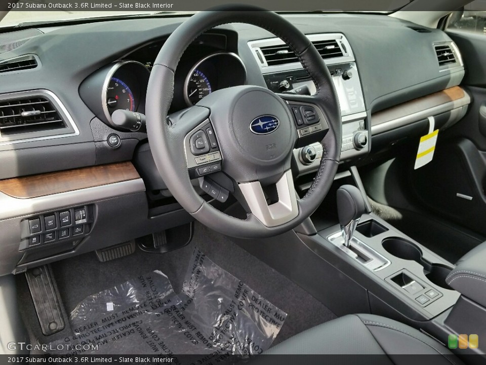 Slate Black Interior Photo for the 2017 Subaru Outback 3.6R Limited #116005179