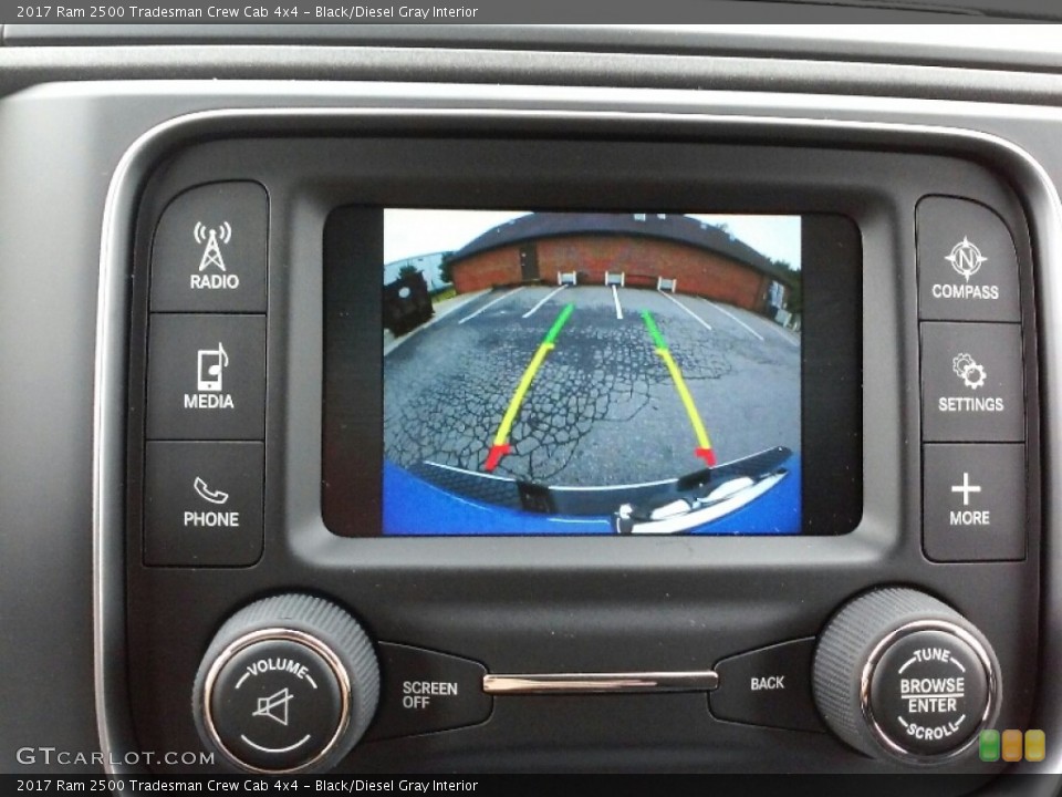 Black/Diesel Gray Interior Controls for the 2017 Ram 2500 Tradesman Crew Cab 4x4 #116005473