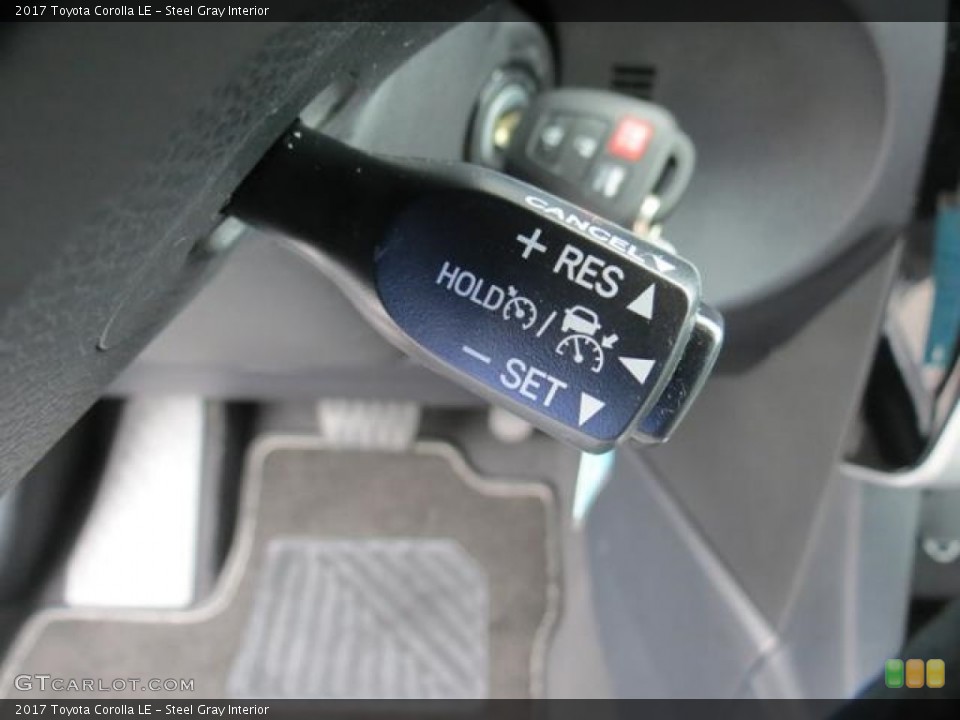 Steel Gray Interior Controls for the 2017 Toyota Corolla LE #116006391