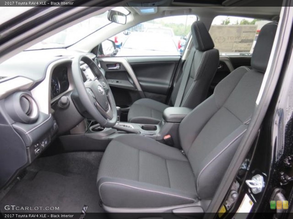 Black Interior Photo for the 2017 Toyota RAV4 XLE #116006706
