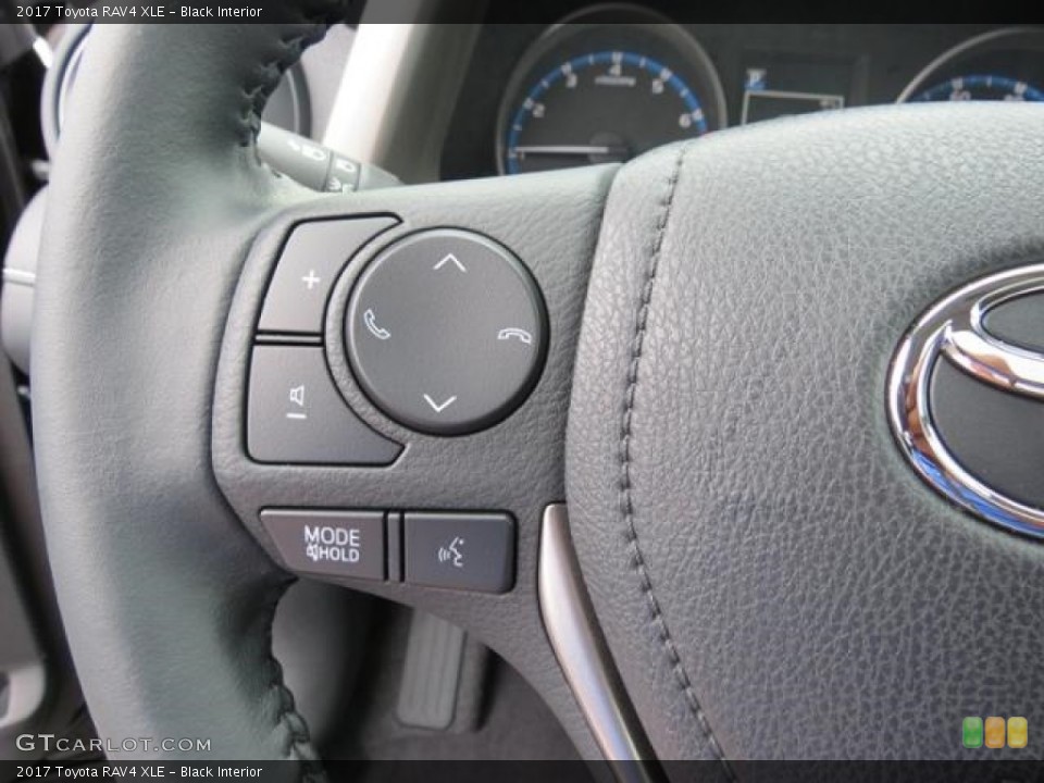 Black Interior Controls for the 2017 Toyota RAV4 XLE #116006789