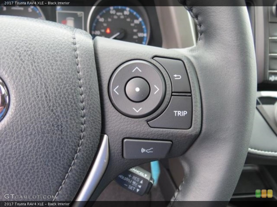 Black Interior Controls for the 2017 Toyota RAV4 XLE #116006811