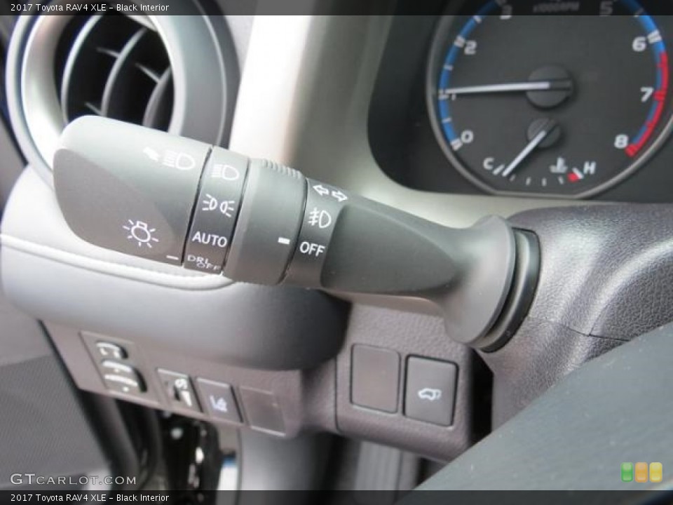 Black Interior Controls for the 2017 Toyota RAV4 XLE #116006844