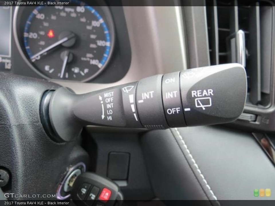 Black Interior Controls for the 2017 Toyota RAV4 XLE #116006859
