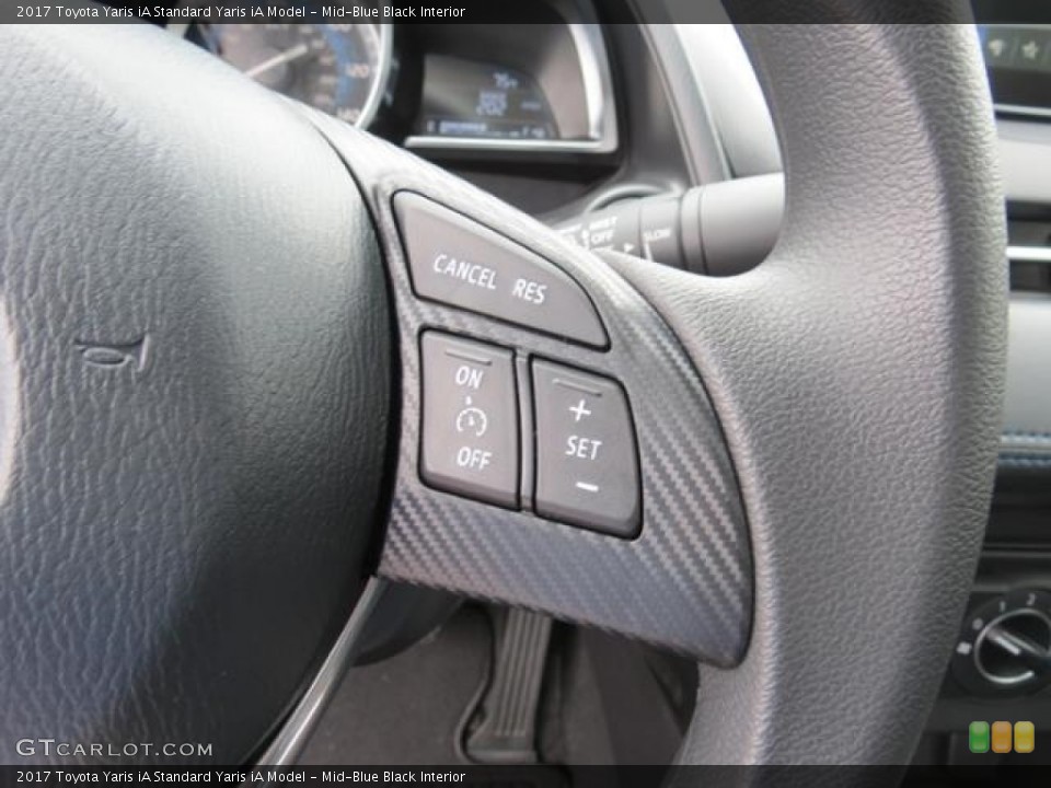 Mid-Blue Black Interior Controls for the 2017 Toyota Yaris iA  #116008185