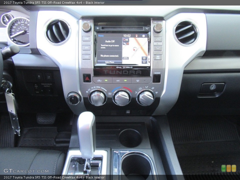 Black Interior Controls for the 2017 Toyota Tundra SR5 TSS Off-Road CrewMax 4x4 #116008335