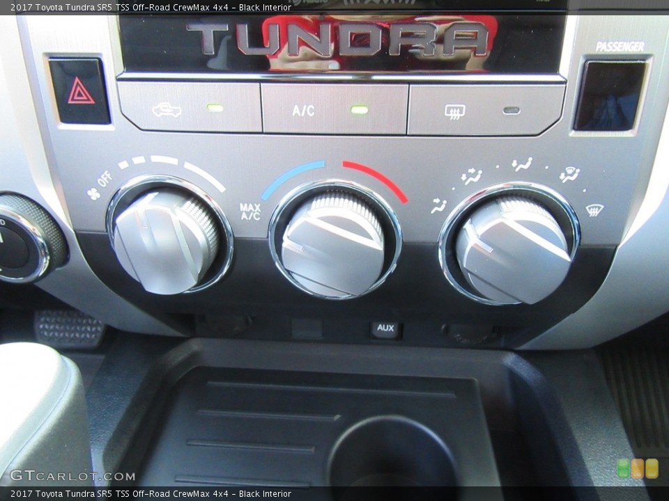 Black Interior Controls for the 2017 Toyota Tundra SR5 TSS Off-Road CrewMax 4x4 #116008380