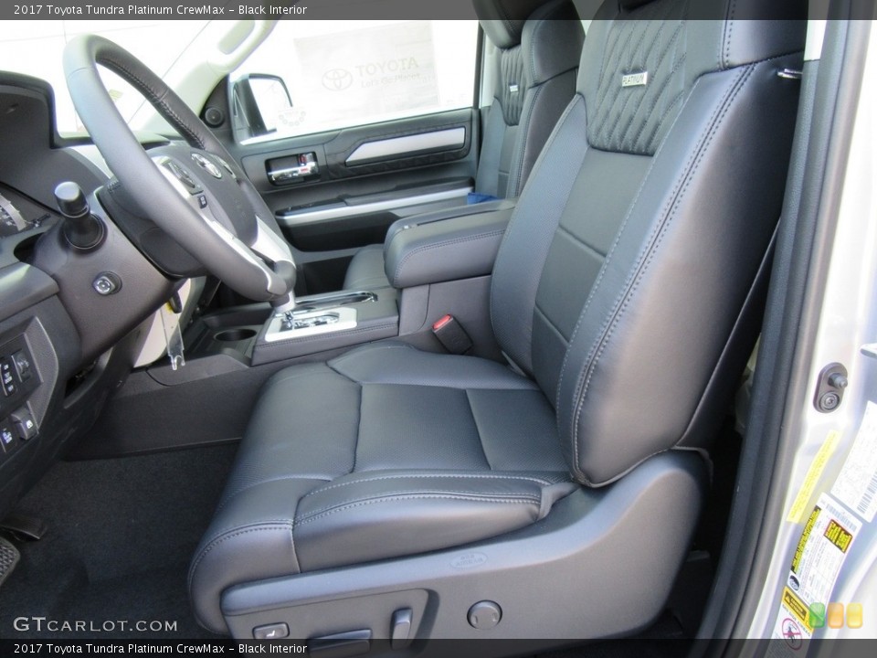 Black Interior Photo for the 2017 Toyota Tundra Platinum CrewMax #116008980