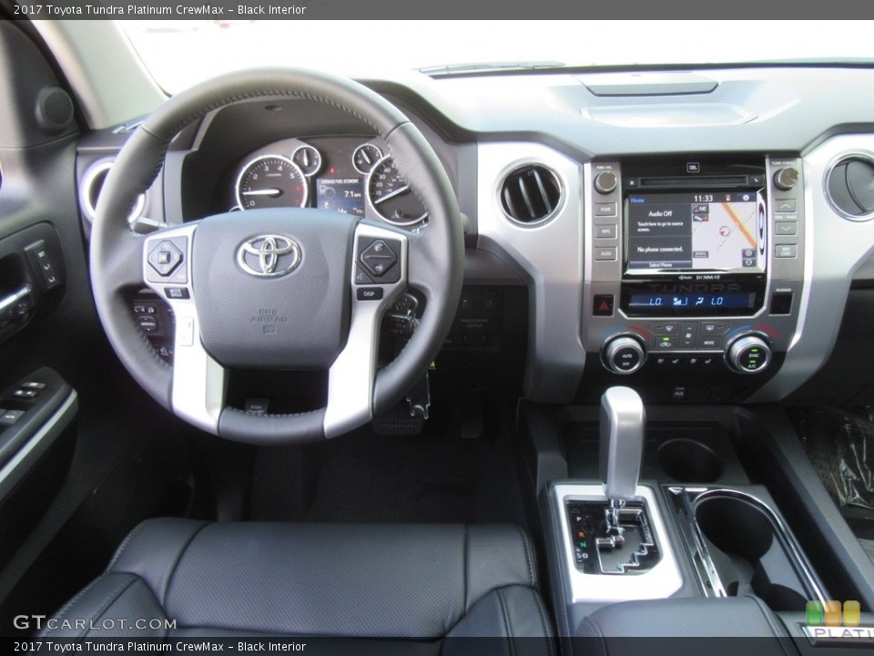 Black Interior Dashboard for the 2017 Toyota Tundra Platinum CrewMax #116009049
