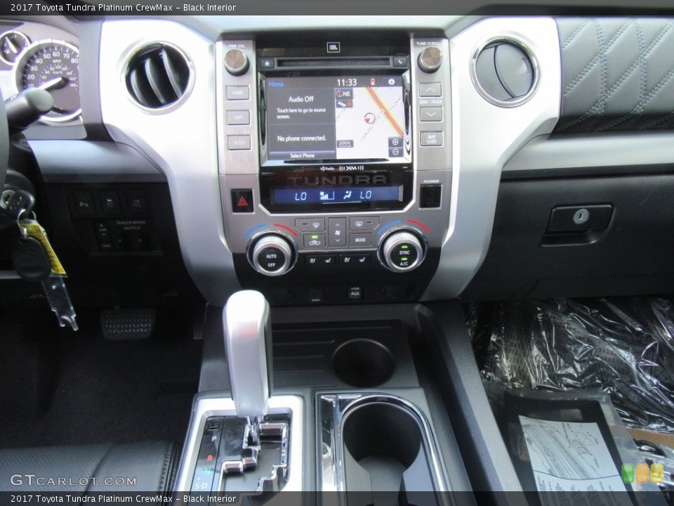 Black Interior Controls for the 2017 Toyota Tundra Platinum CrewMax #116009073