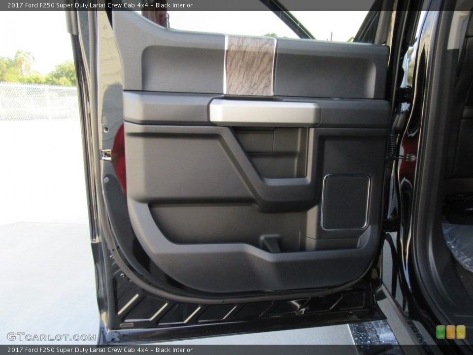Black Interior Door Panel for the 2017 Ford F250 Super Duty Lariat Crew Cab 4x4 #116013144
