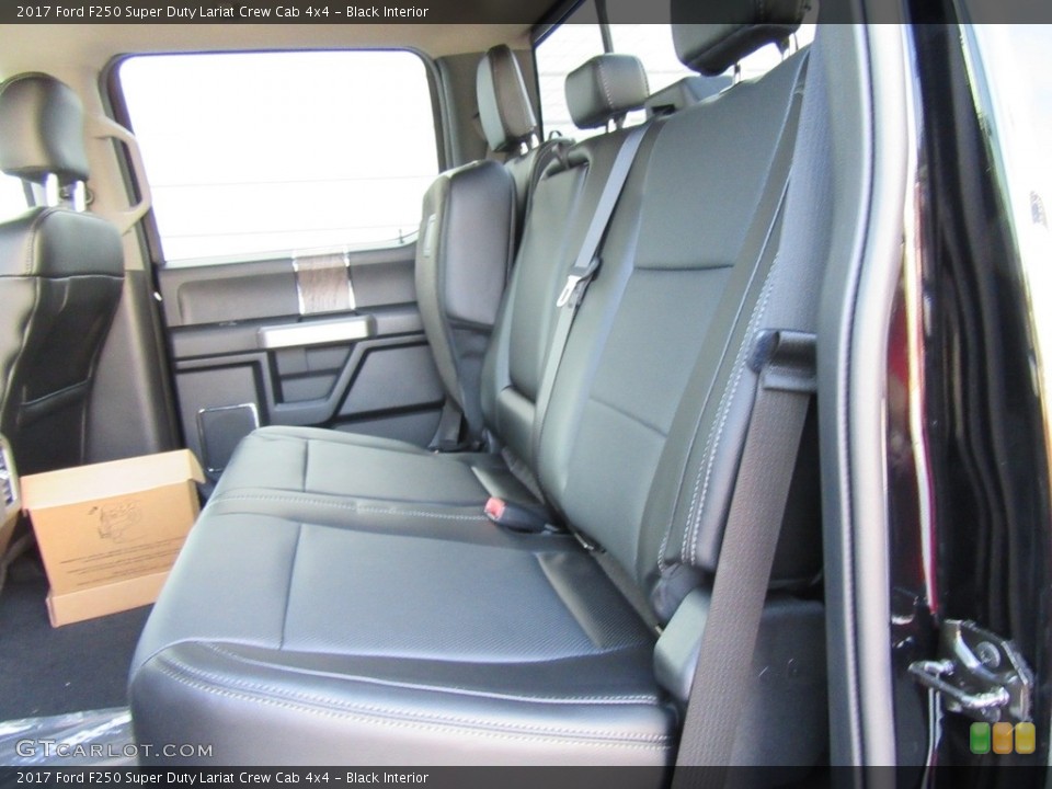Black Interior Rear Seat for the 2017 Ford F250 Super Duty Lariat Crew Cab 4x4 #116013168