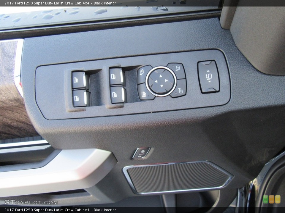 Black Interior Controls for the 2017 Ford F250 Super Duty Lariat Crew Cab 4x4 #116013210