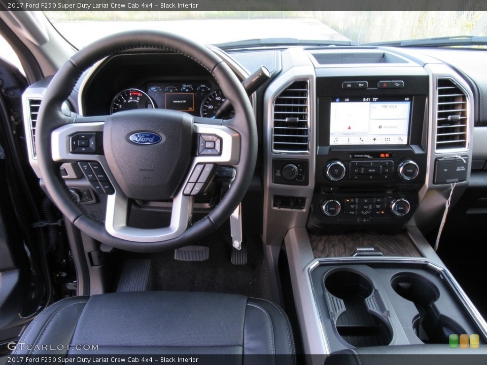 Black Interior Dashboard for the 2017 Ford F250 Super Duty Lariat Crew Cab 4x4 #116013282
