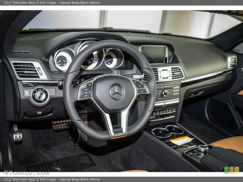 Natural Beige/Black Interior Dashboard for the 2017 Mercedes-Benz E 400 Coupe #116013453