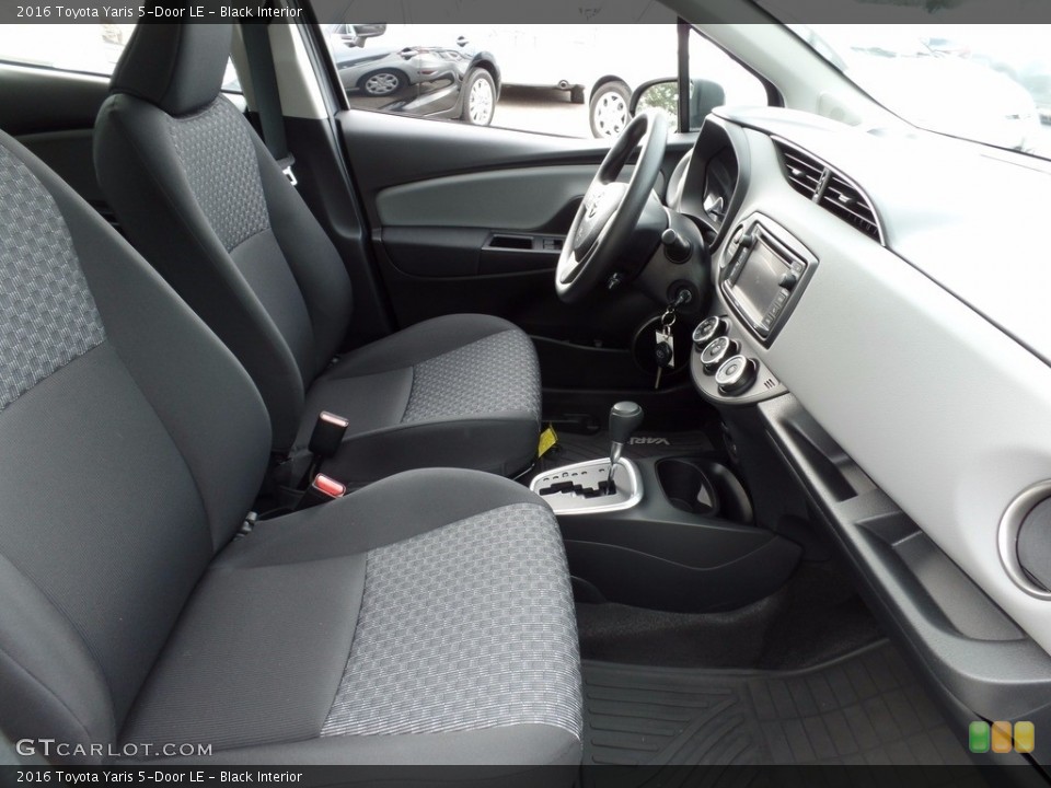 Black 2016 Toyota Yaris Interiors