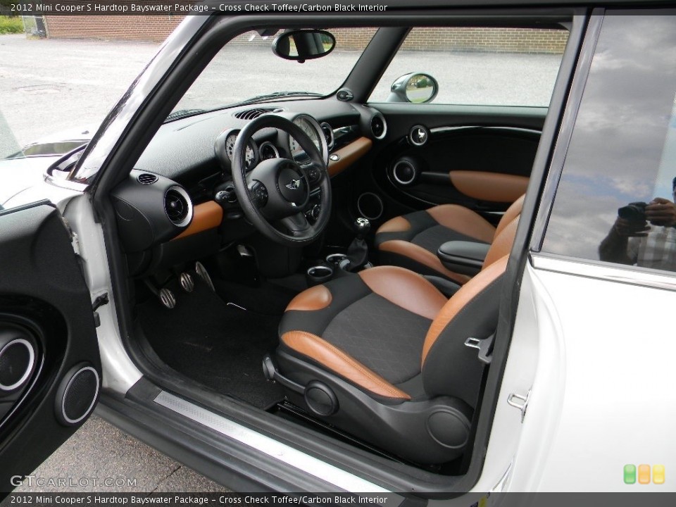 Cross Check Toffee/Carbon Black Interior Photo for the 2012 Mini Cooper S Hardtop Bayswater Package #116019903