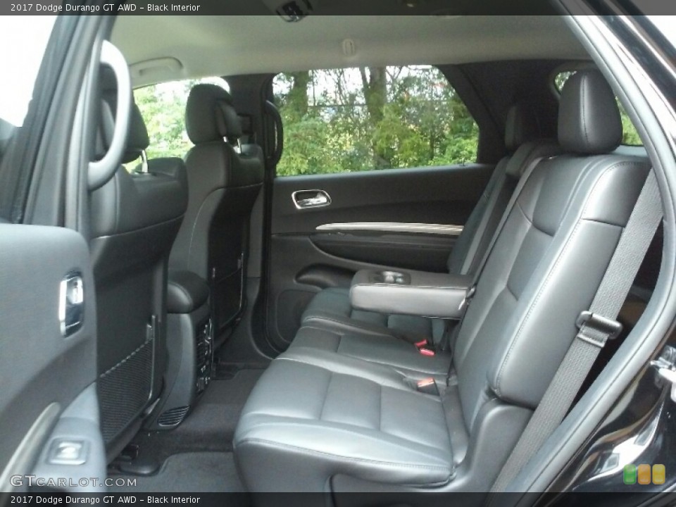 Black Interior Rear Seat for the 2017 Dodge Durango GT AWD #116022342
