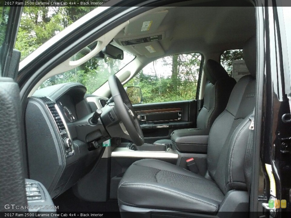 Black Interior Photo for the 2017 Ram 2500 Laramie Crew Cab 4x4 #116023149