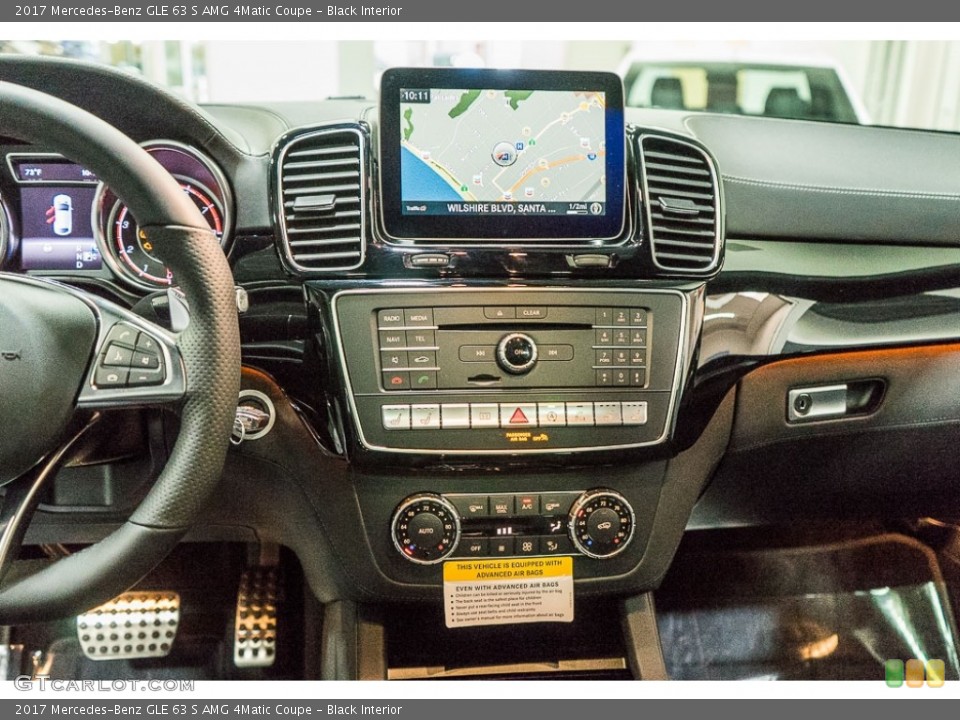 Black Interior Dashboard for the 2017 Mercedes-Benz GLE 63 S AMG 4Matic Coupe #116023659