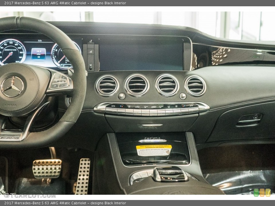 designo Black Interior Dashboard for the 2017 Mercedes-Benz S 63 AMG 4Matic Cabriolet #116024316