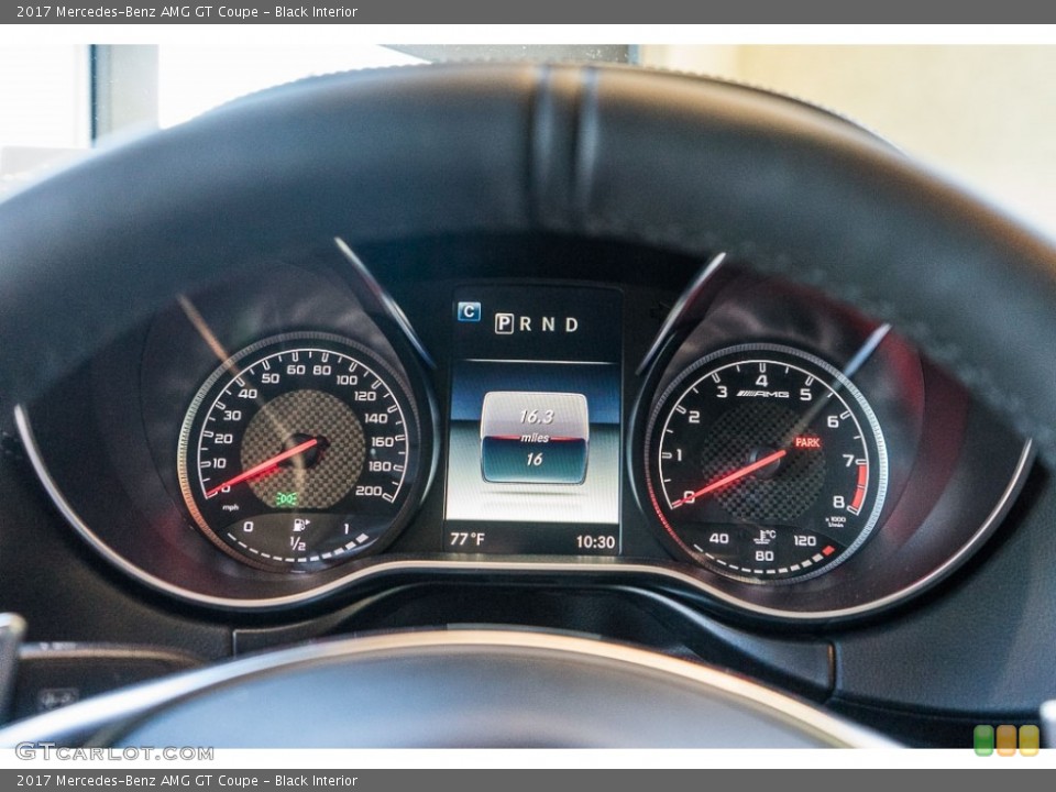 Black Interior Gauges for the 2017 Mercedes-Benz AMG GT Coupe #116024604