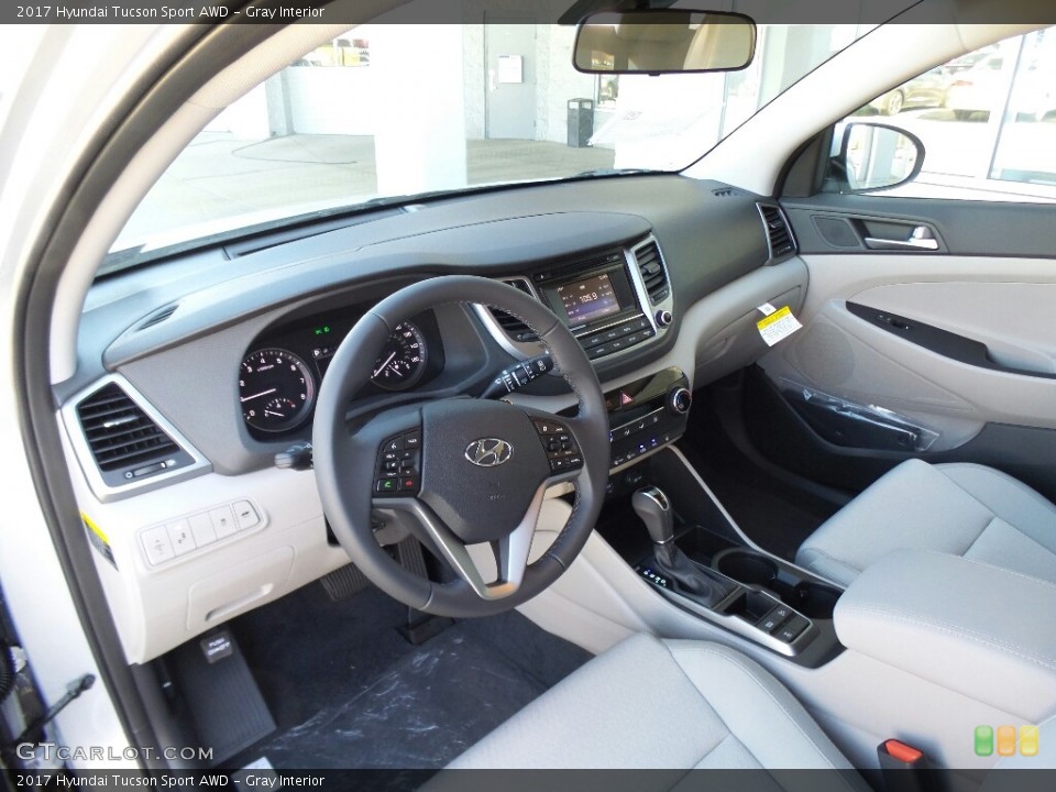 Gray Interior Photo for the 2017 Hyundai Tucson Sport AWD #116025000