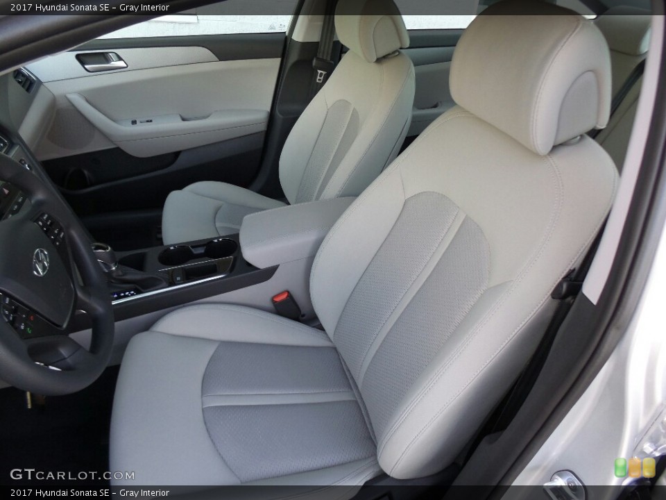 Gray Interior Front Seat for the 2017 Hyundai Sonata SE #116026068