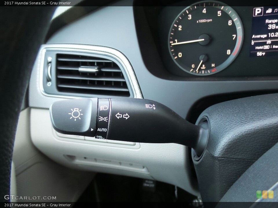 Gray Interior Controls for the 2017 Hyundai Sonata SE #116026440