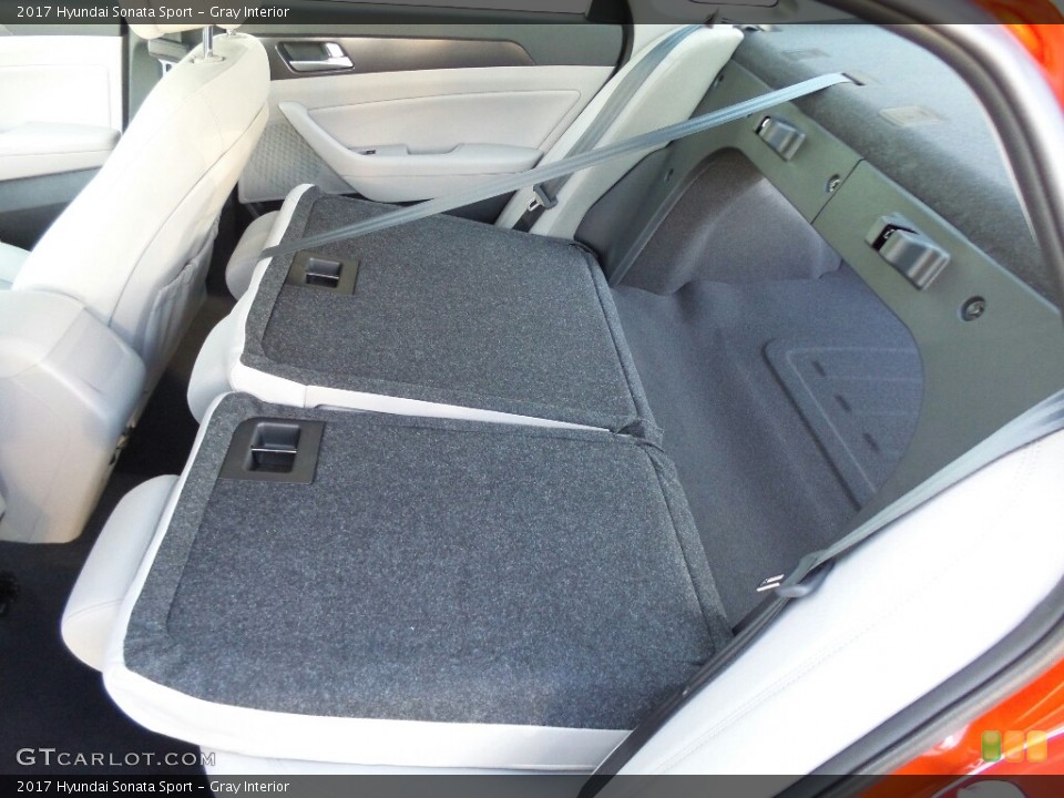 Gray Interior Rear Seat for the 2017 Hyundai Sonata Sport #116028414