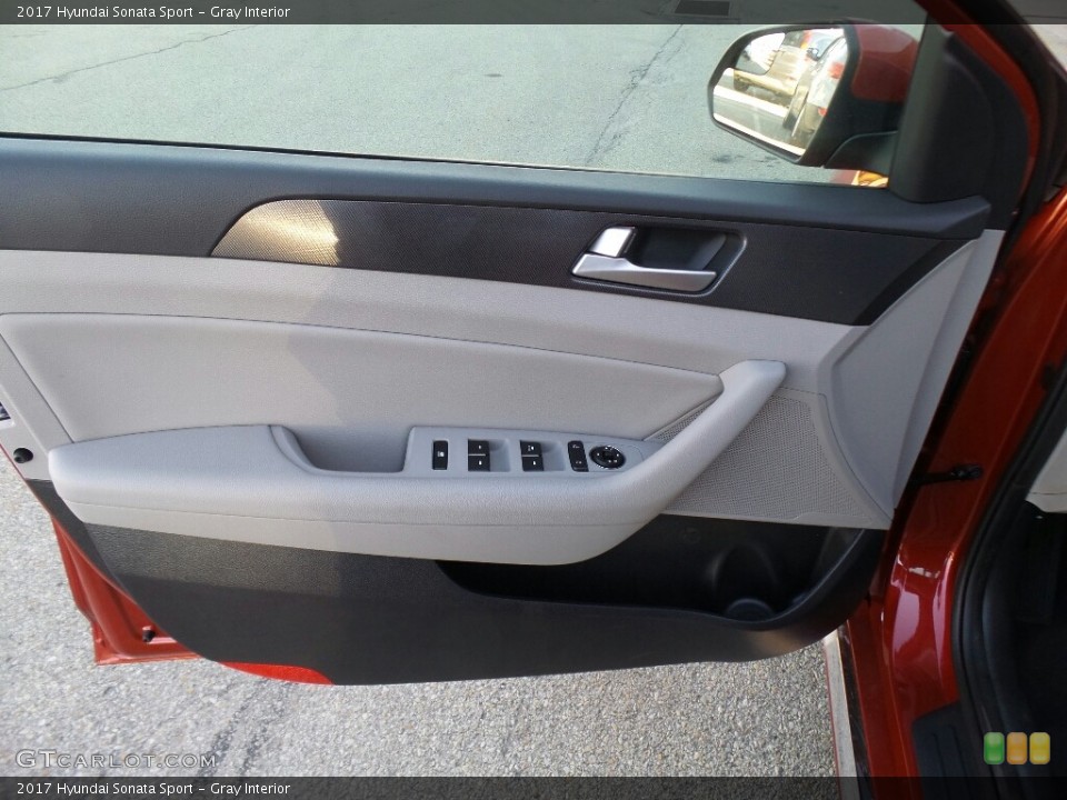 Gray Interior Door Panel for the 2017 Hyundai Sonata Sport #116028441