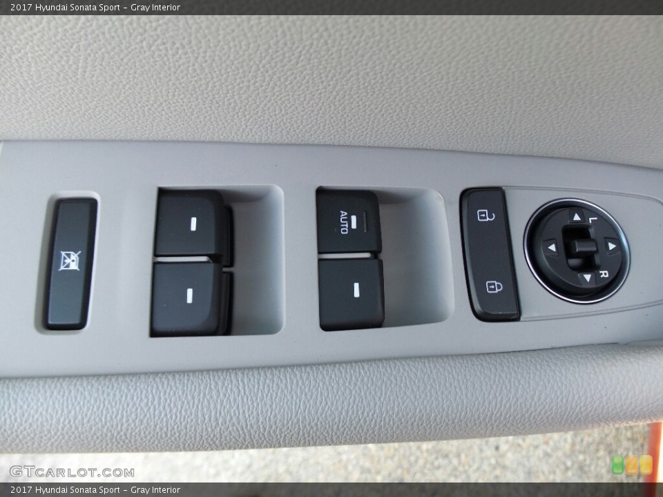 Gray Interior Controls for the 2017 Hyundai Sonata Sport #116028468