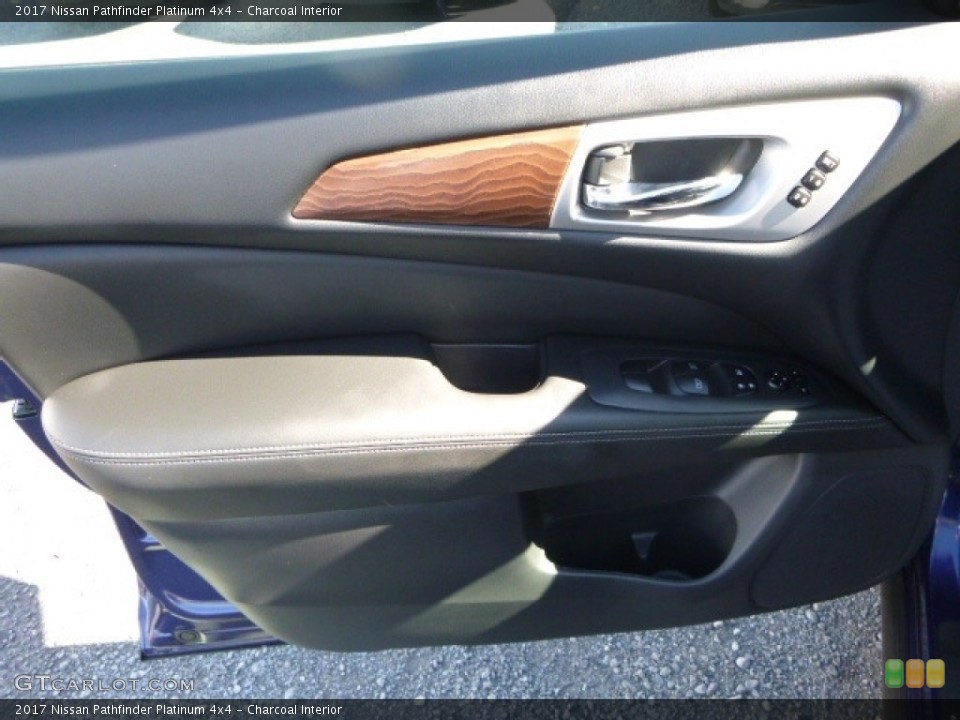 Charcoal Interior Door Panel for the 2017 Nissan Pathfinder Platinum 4x4 #116030289