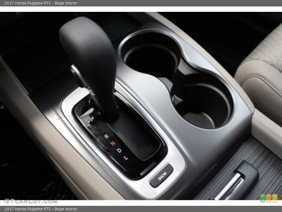Beige Interior Transmission for the 2017 Honda Ridgeline RTS #116030589