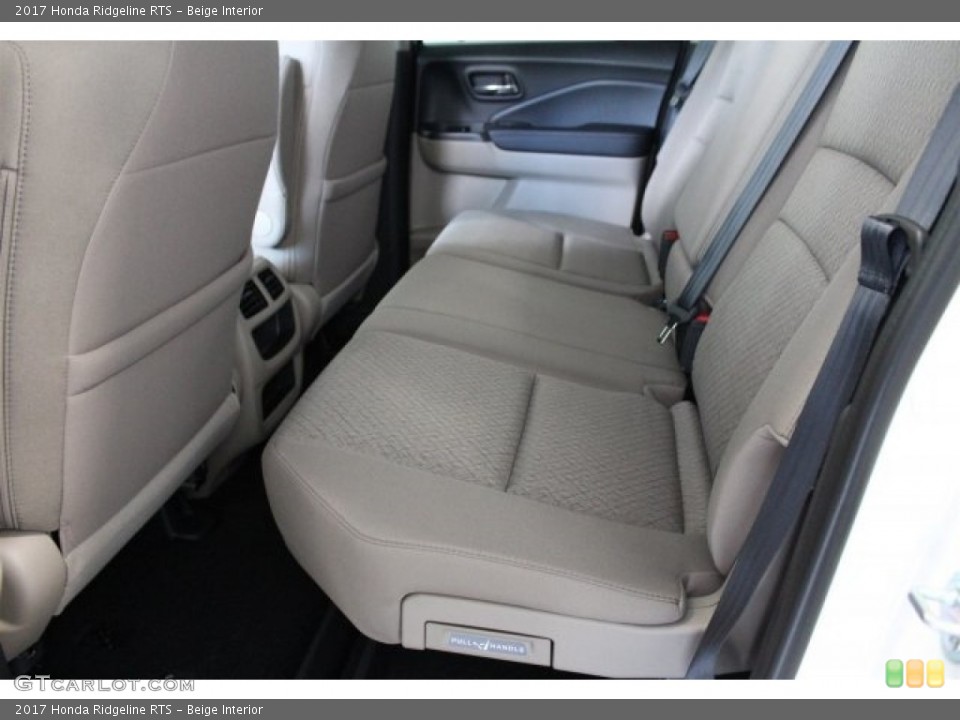 Beige Interior Rear Seat for the 2017 Honda Ridgeline RTS #116030670