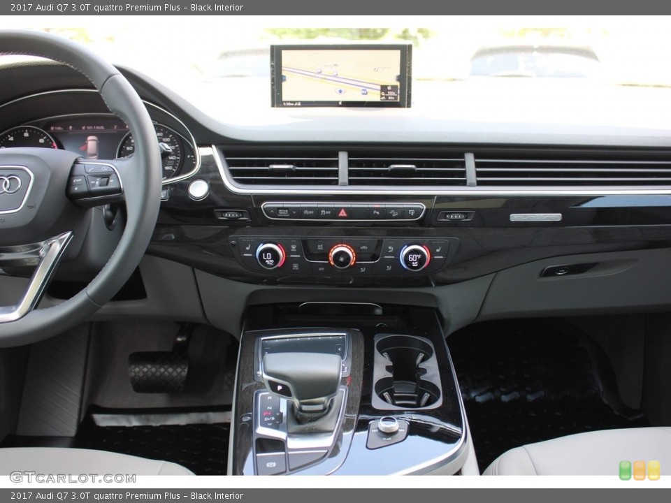 Black Interior Dashboard for the 2017 Audi Q7 3.0T quattro Premium Plus #116031747