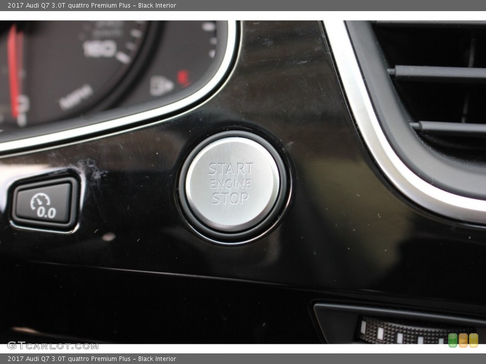 Black Interior Controls for the 2017 Audi Q7 3.0T quattro Premium Plus #116031924