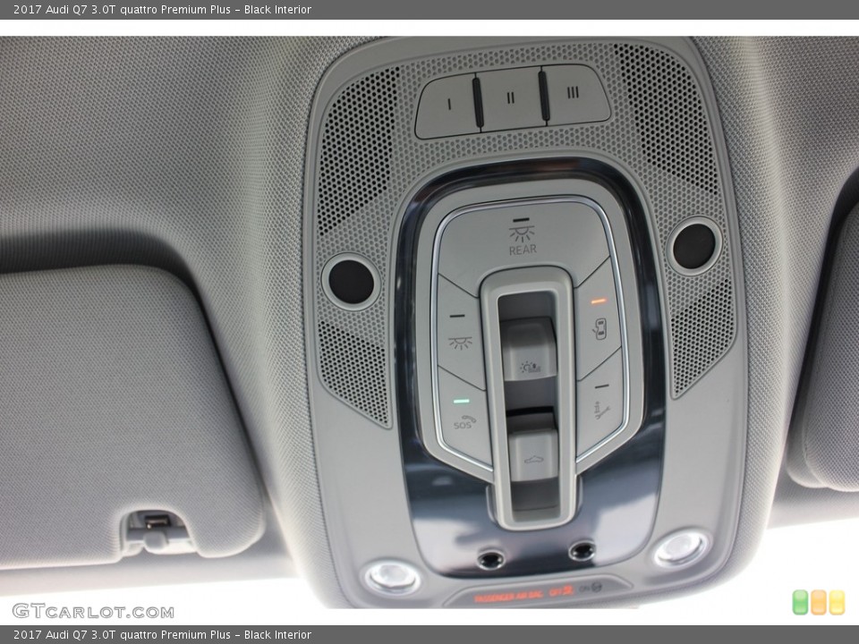 Black Interior Controls for the 2017 Audi Q7 3.0T quattro Premium Plus #116031948