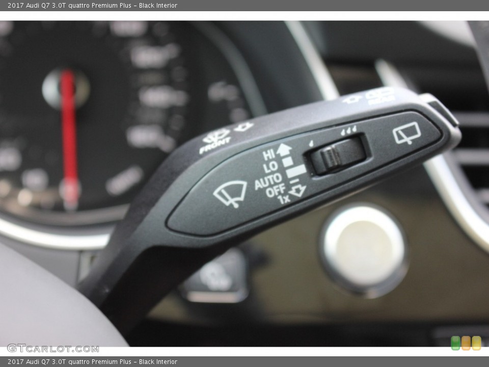 Black Interior Controls for the 2017 Audi Q7 3.0T quattro Premium Plus #116031978