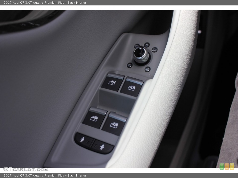 Black Interior Controls for the 2017 Audi Q7 3.0T quattro Premium Plus #116032143