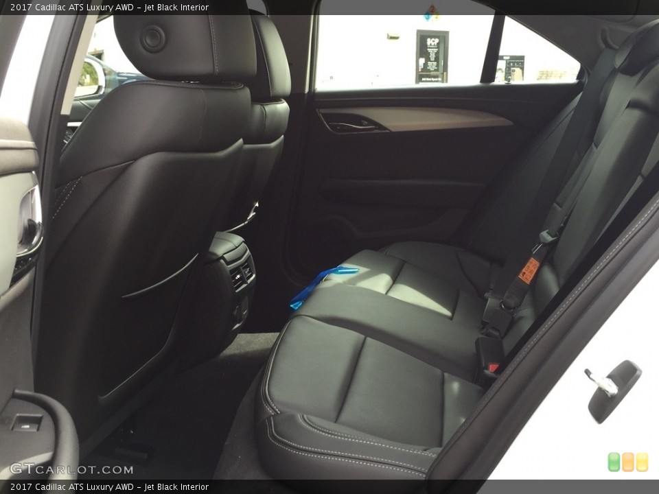Jet Black Interior Rear Seat for the 2017 Cadillac ATS Luxury AWD #116036187