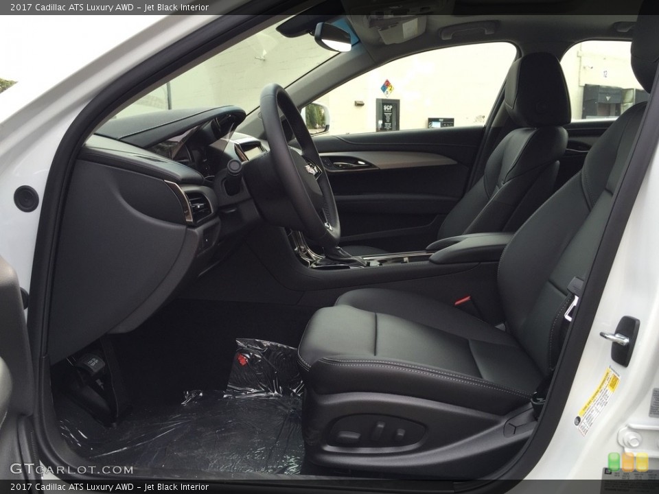 Jet Black Interior Photo for the 2017 Cadillac ATS Luxury AWD #116036235