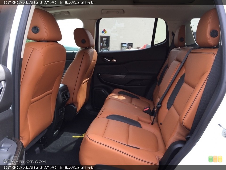 Jet Black/Kalahari Interior Rear Seat for the 2017 GMC Acadia All Terrain SLT AWD #116036754