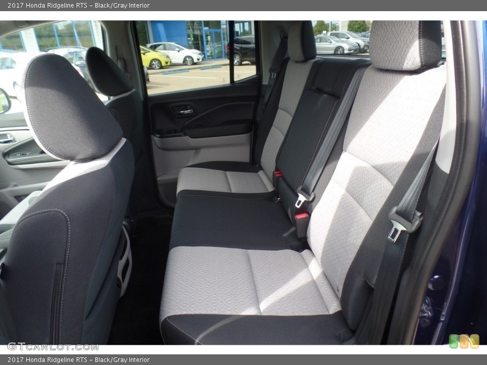Black/Gray Interior Rear Seat for the 2017 Honda Ridgeline RTS #116039142