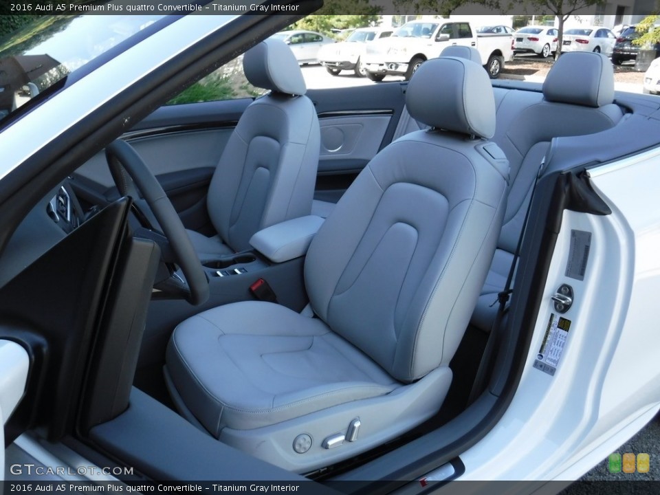 Titanium Gray 2016 Audi A5 Interiors